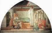 Fra Filippo Lippi, The Birth and Naming of  St John the Baptist